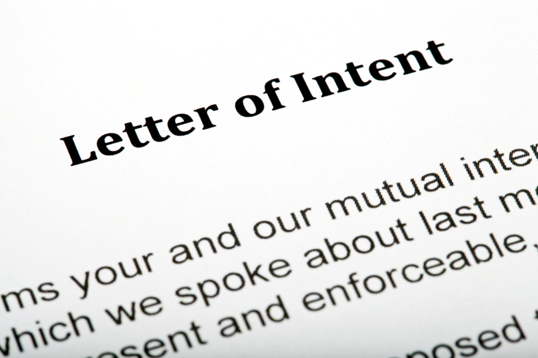 Letter of Intent (LOI) When selling a business