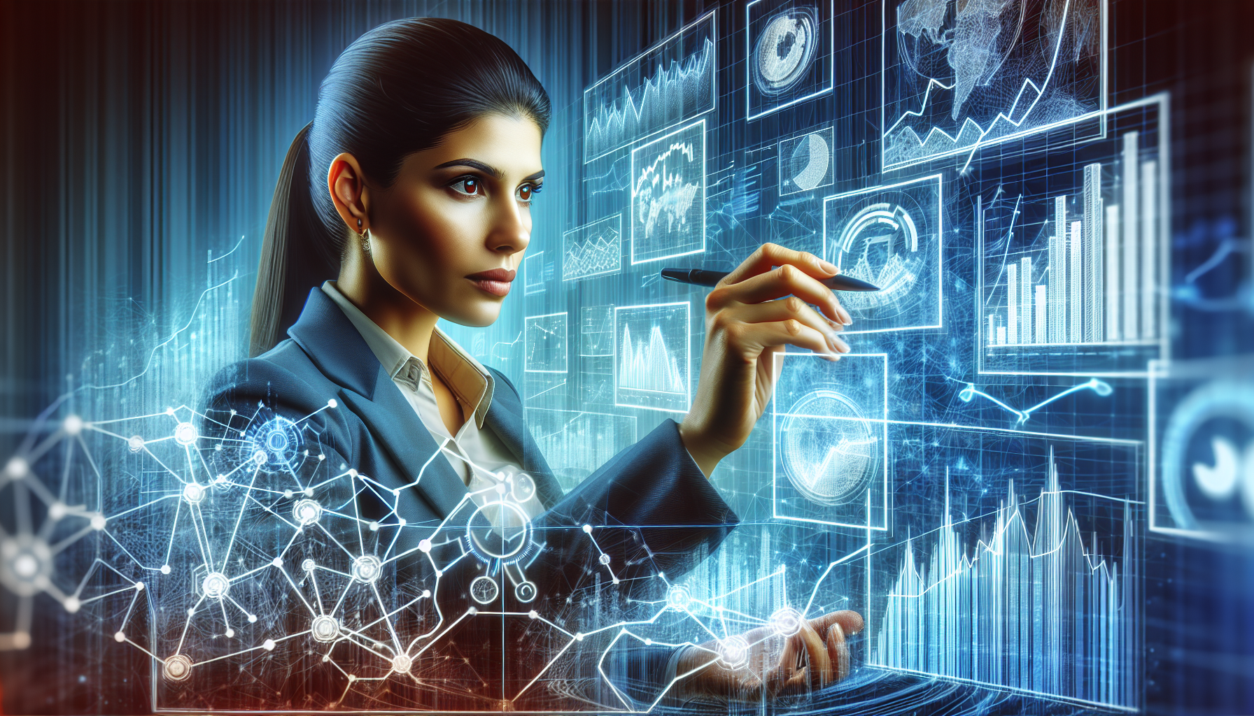 Navigating What a Broker Business Actually Does... 2 Illustration of a business broker analyzing market trends